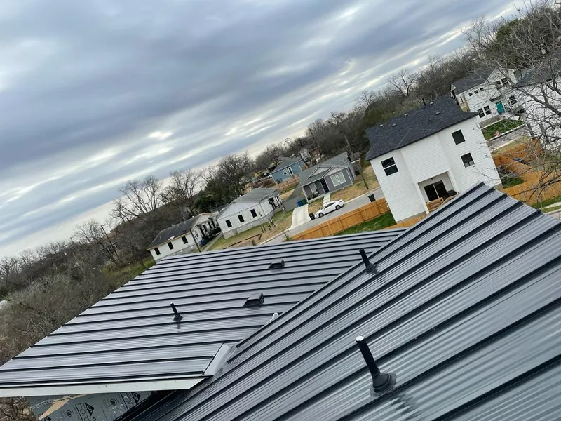 Standing seam metal roof panels with vents for Skylight Repair in Herkimer